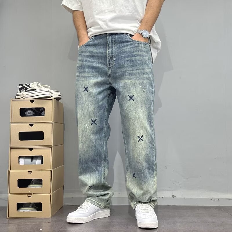 Unisex Casual Daily Denim Jeans - Image 4
