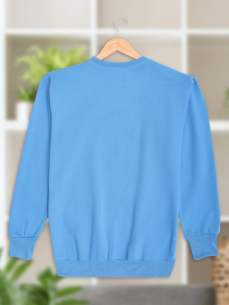 Mack JONNEY Regular Fit Printed Blue Sweatshirt for Men-MACK639333 - Image 3
