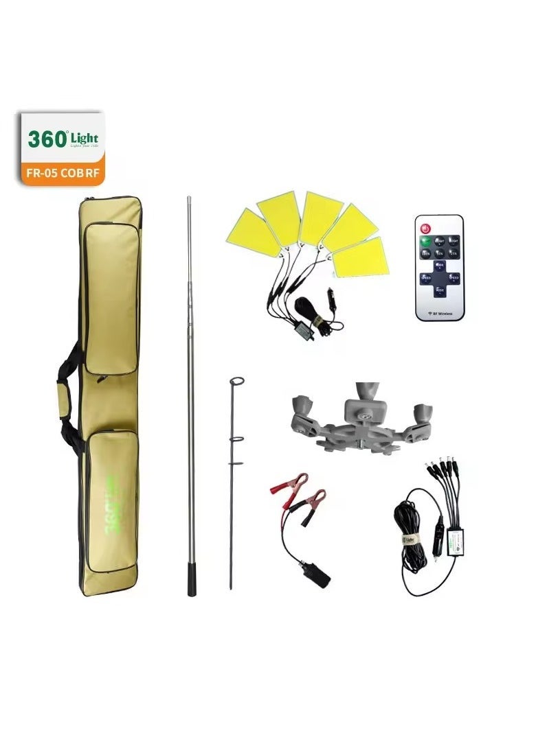 ELTRAZONE Energy-Efficient Outdoor Camping Lantern with Remote Control – DC 12V LED Portable Camping Light – Bright, Durable, and Weather-Resistant Lantern for Hiking, Camping, Fishing, and Outdoor Adventures – Long Battery Life & Easy Operation - Image 2