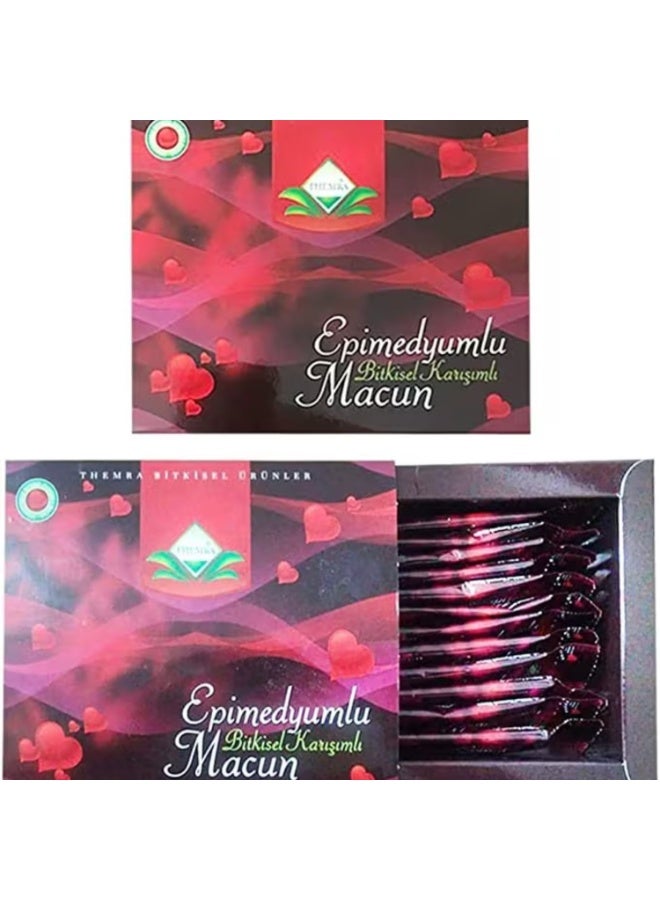 Mufaens Epimedyumlu Macun Each Box Contains 12 Sachets, Provides Pure Organic & Healthy Nutrients, Energy And Immune System Booster Without Fillers, Is Vegan Friendly And Has No Added Sugar. - Image 5
