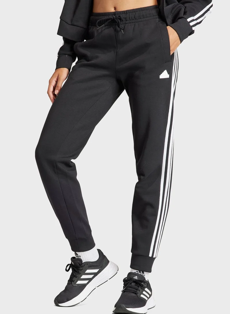 Adidas W Fi 3S Reg Pt Black Training Pants For Women Xs