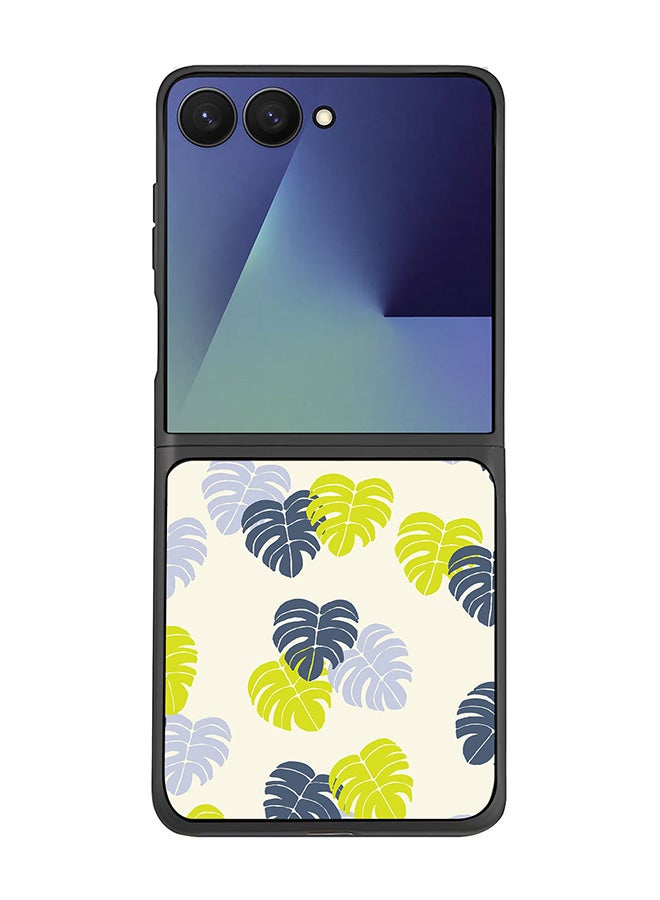 Stylizedd For Samsung Galaxy Z Flip7 Case,Slim fit Camera Protection, Shockproof Thin Phone cover  - Island Leaves