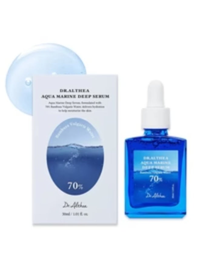 دي آر.ألثيا سيروم Dr.Althea Aqua Marine Deep | ترطيب فوري وتهدئة للبشرة، سيروم للوجه لجميع أنواع البشرة | عناية كورية نباتية للبشرة | 30 مل. - Image 1