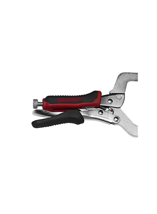 مايلكرافت مشبك وجه 4000 2 بوصة مشبك C عالي التحمل مع وسادات دوارة قابلة للتعديل لفتحة الجيب والمشاريع الخشبية واللحام والمزيد - Image 4