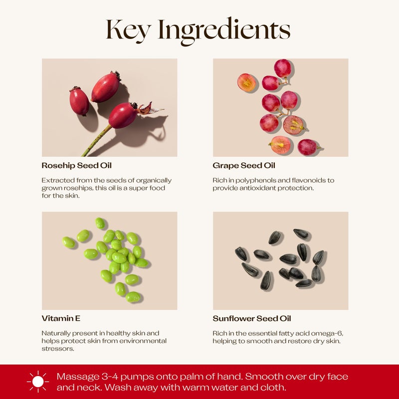 Trilogy Rosehip Transformation Cleansing Oil, Makeup Remover & Cleanser With Papaya & Sweet Almond, 3.38 fl oz - Image 5