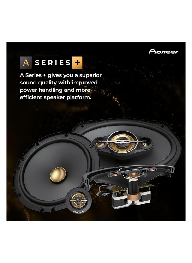 Pioneer - Pioneer 450W Max 100W Sine Wave Tweeter Powerful Sound High Efficiency 38mm Cut Out Set of 2 Speakers with Angled Mount Adapter - Image 1