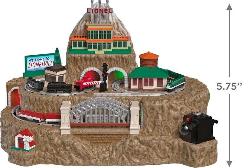 Hallmark Keepsake Christmas Tabletop Decoration 2025, Lionel Trains Lionelville with Light, Sound and Motion, Gifts for Train Lovers - Image 3