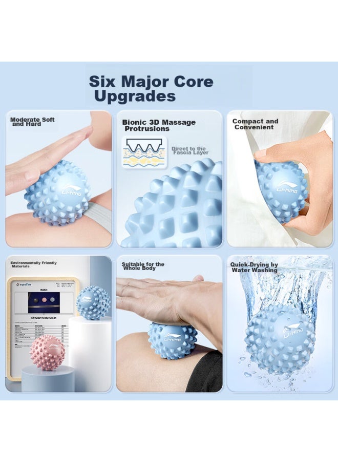 Li-Ning Li-ning Foot Fascia Ball Massage Ball For Muscle Relaxation, Meridian Ball For Foot, Waist, Back, Fitness, Yoga, Shoulder And Neck Massage  - Image 1