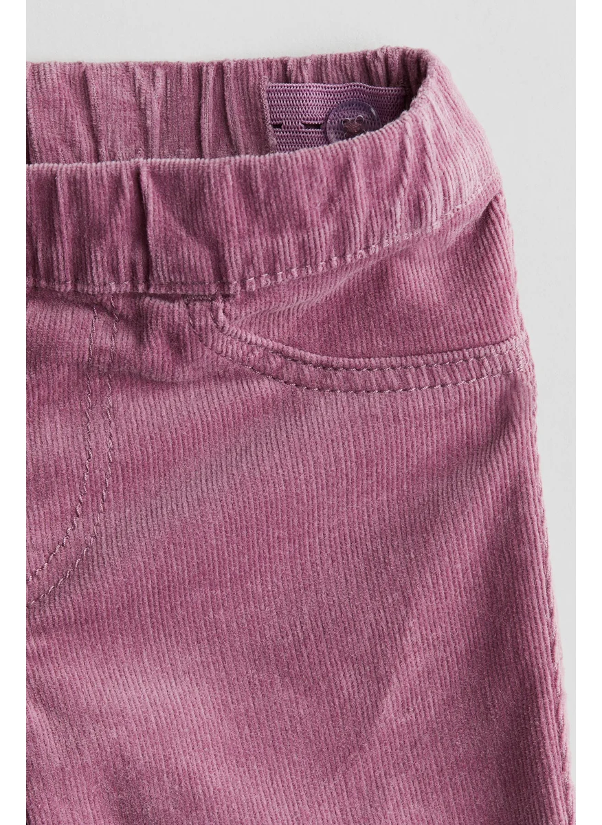 H&M Flared Corduroy Treggings