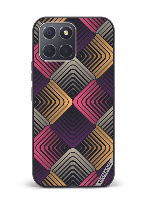 Protective Case Cover For Honor X6 Abstract 2 Design Multicolour