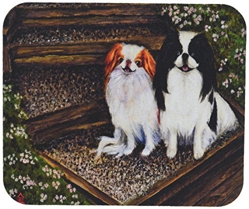 Caroline's Treasures MH1047MP "Japanese Chin Daddy's Girls Mouse Pad, Hot Pad or Trivet" for Home Office Gaming Working Computers Laptop Mouse Mat,Washable Large Mousepad - Image 5