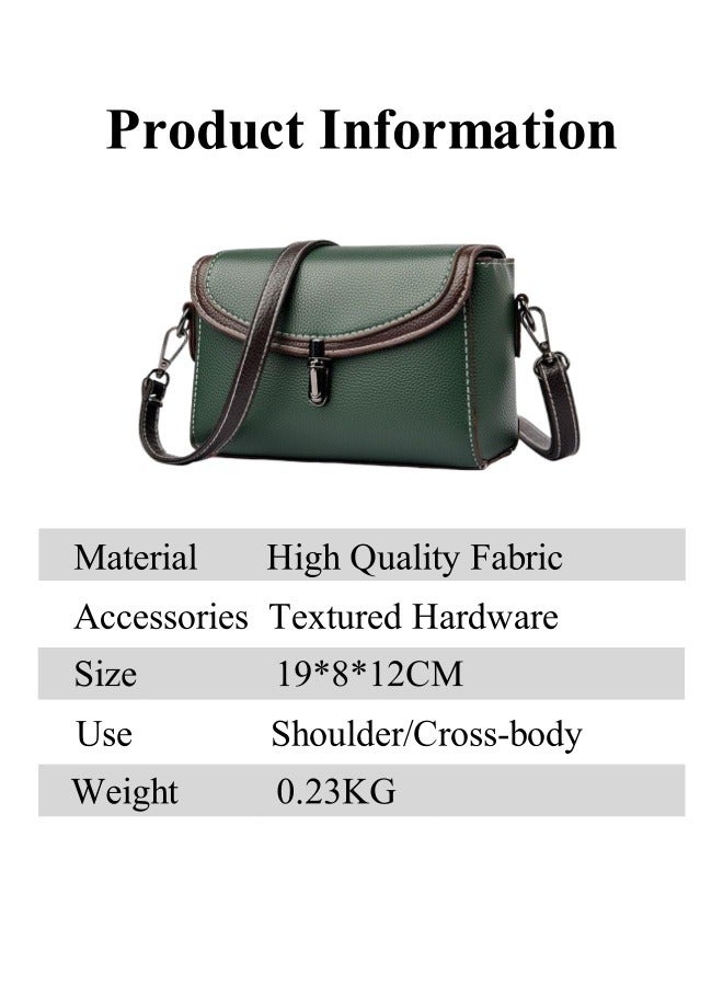 ريوكل حقائب كروس بودي نسائية حقيبة كتف جلدية بسعة كبيرة وحزام كتف قابل للتعديل وقفل معدني وحقائب يد بسيطة وأنيقة - Image 4