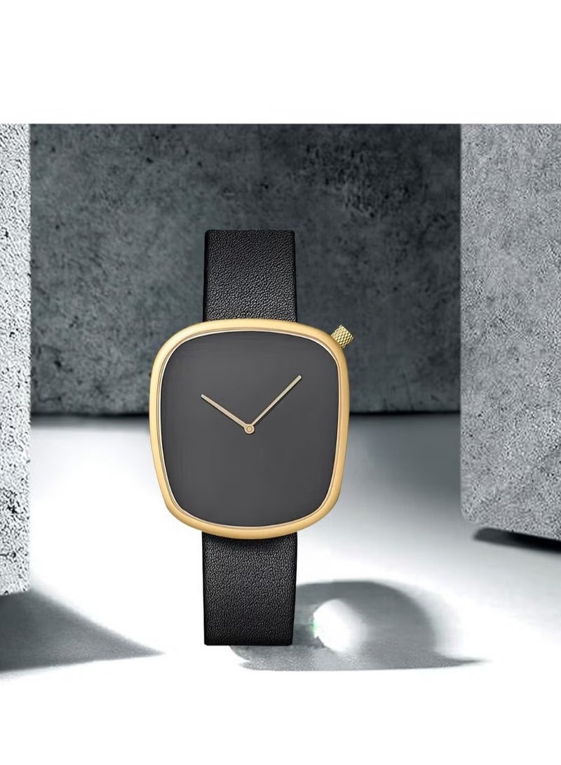 TOMI Fashion Business Mens Quartz Wrist Watches Waterproof Square Stainless Watch Gifts for Him Students Women Husband - Image 3