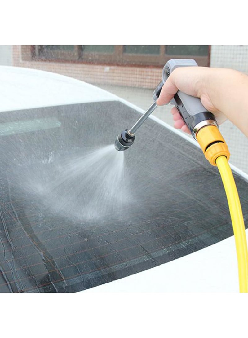 Barakah Garden Hose Nozzle with Adjustable Sprayer Head, Leak-Proof, Ergonomic Long Reach Grip, Ideal for Plant Irrigation, Pet Cleaning, Car Washing, 13.78x6.69 Inches (Black) - Image 4