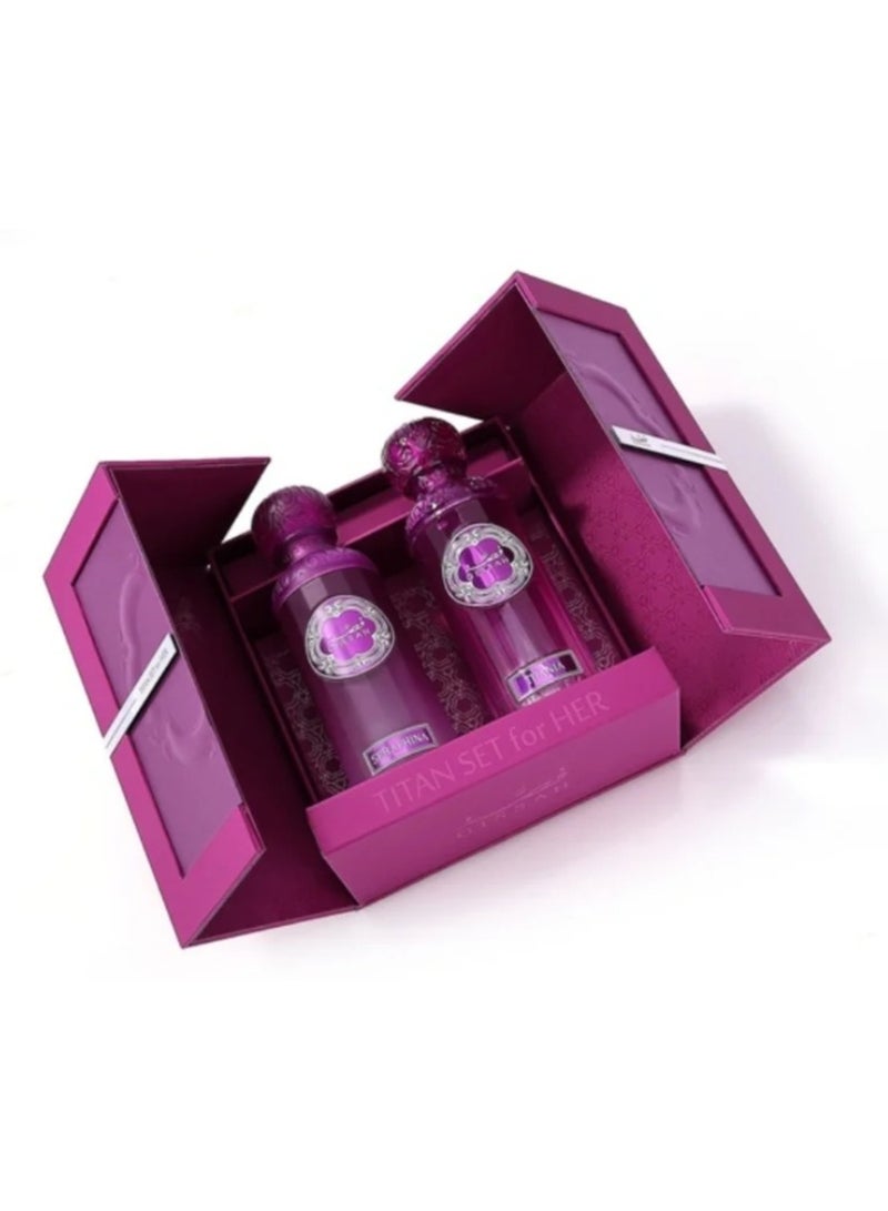 قصة طقم عطور قصة Titan Her للنساء – 2 × 90 مل (تيتانيا & سيرافينا) - Image 5