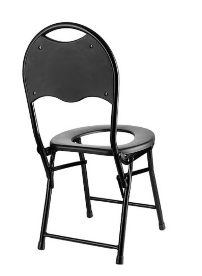 SMART HOME Portable Folding Bathroom Chair for the Elderly and the Sick – Home Toilet, Toilet Chair, Health Seat, Suitable for Home Care and Travel (40x40x70 cm) - Image 3