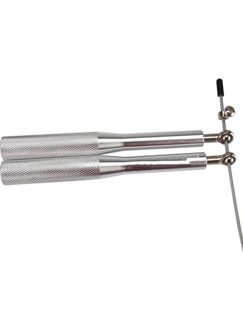 Spall Metal Speed Skipping Rope Jump Rope Workut Exercise Jump Rope With Bearing Adjustable Cables Bold Rope Aluminium Handles Metal Training For Adults - Image 3