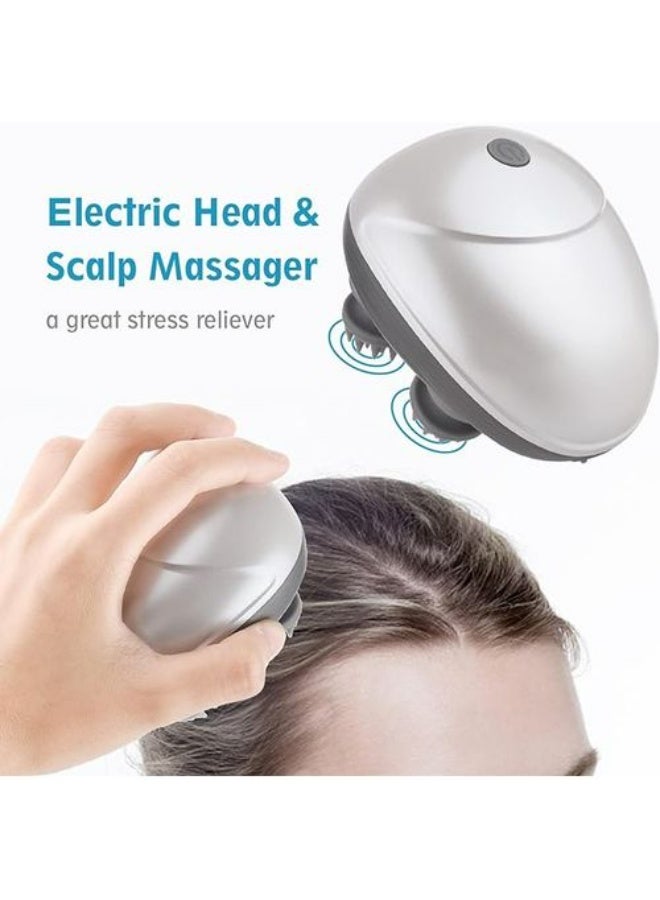 Electric Head & Scalp Massager, Waterproof for Full Body Relaxation - Image 1