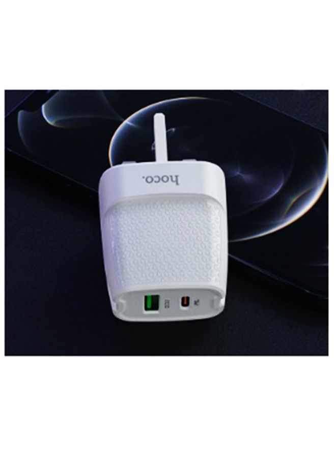 هوكو شاحن ثنائي المنفذ السريع PD 20W QC3.0 - Image 3