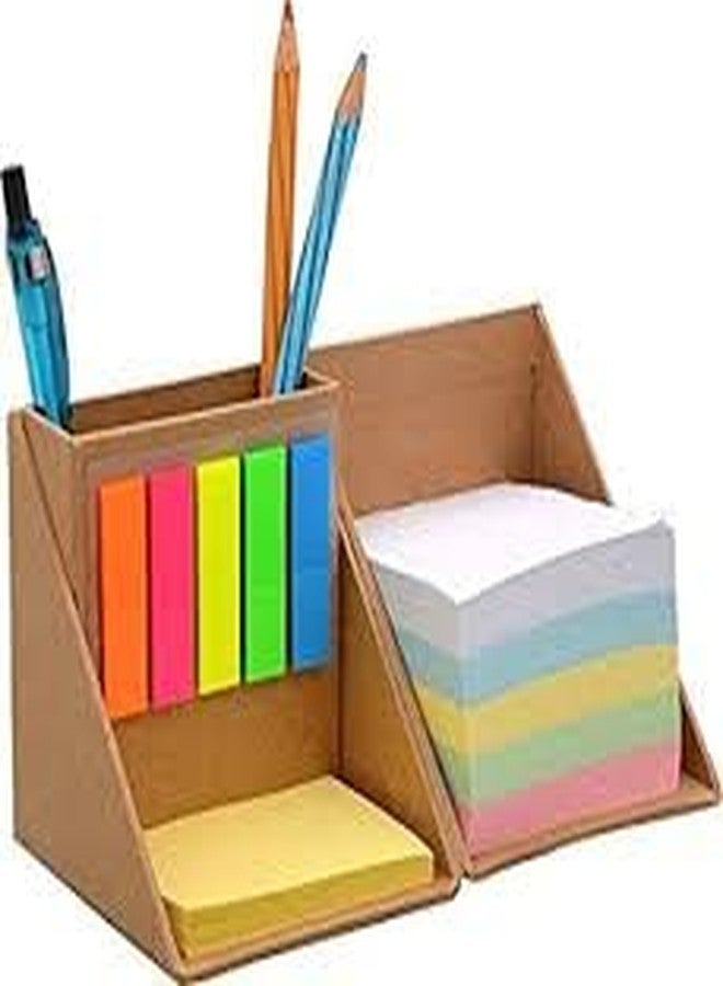 FIRST CLICK Paper Cube Memo Pad Doctors Prescription Pads Desk Organizer Multicolored 1600 Pages in a Box Size 10 x 10 cm - Image 2