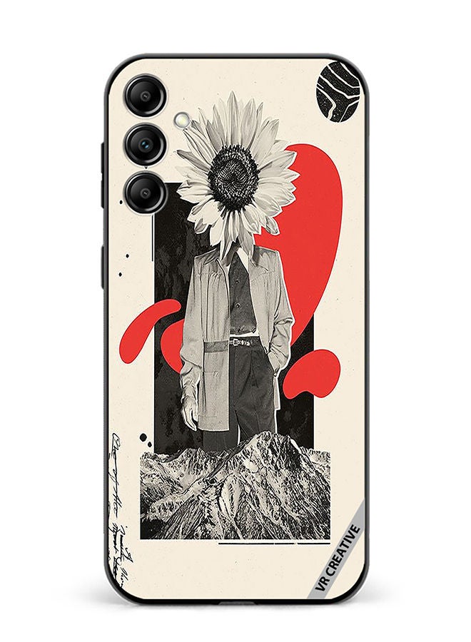 VR CREATIVE Protective Case Cover For Samsung Galaxy M14 Flower Face Of A Man Design Multicolour - Image 1