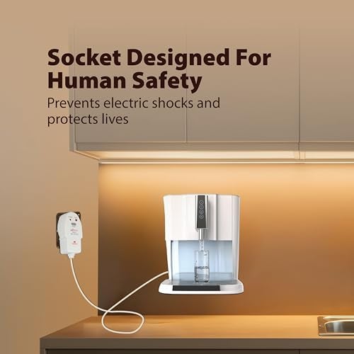 Havells Plastic 16A 30mA PRCD Plug Top, Equipped with a Safety Shutter Socket Along with An Auto Trip Feature Which Shuts Off if Detects Any Current Leakage, Backup Protection for Overload 6IEC: 61540 - Image 4
