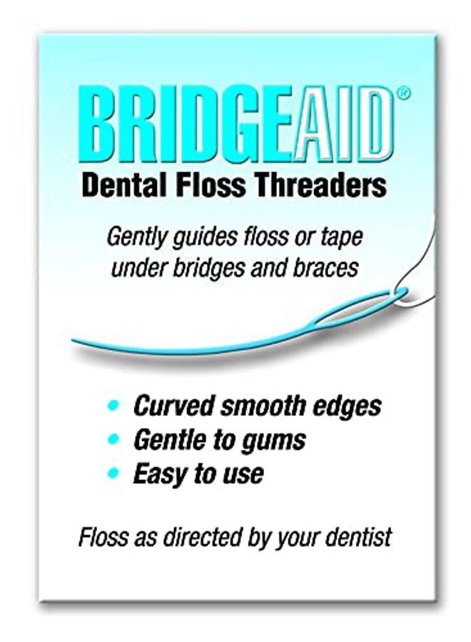 BridgeAid Dental Floss Threaders (1 Pack of 50) - Image 1
