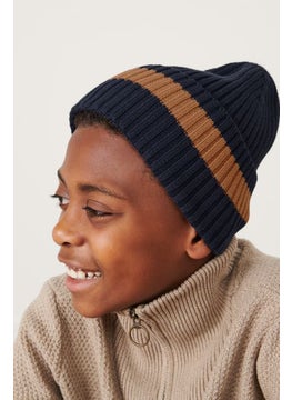 Tchibo Kids Boy Knitted Beanies ,Navy Blue  - Image 1