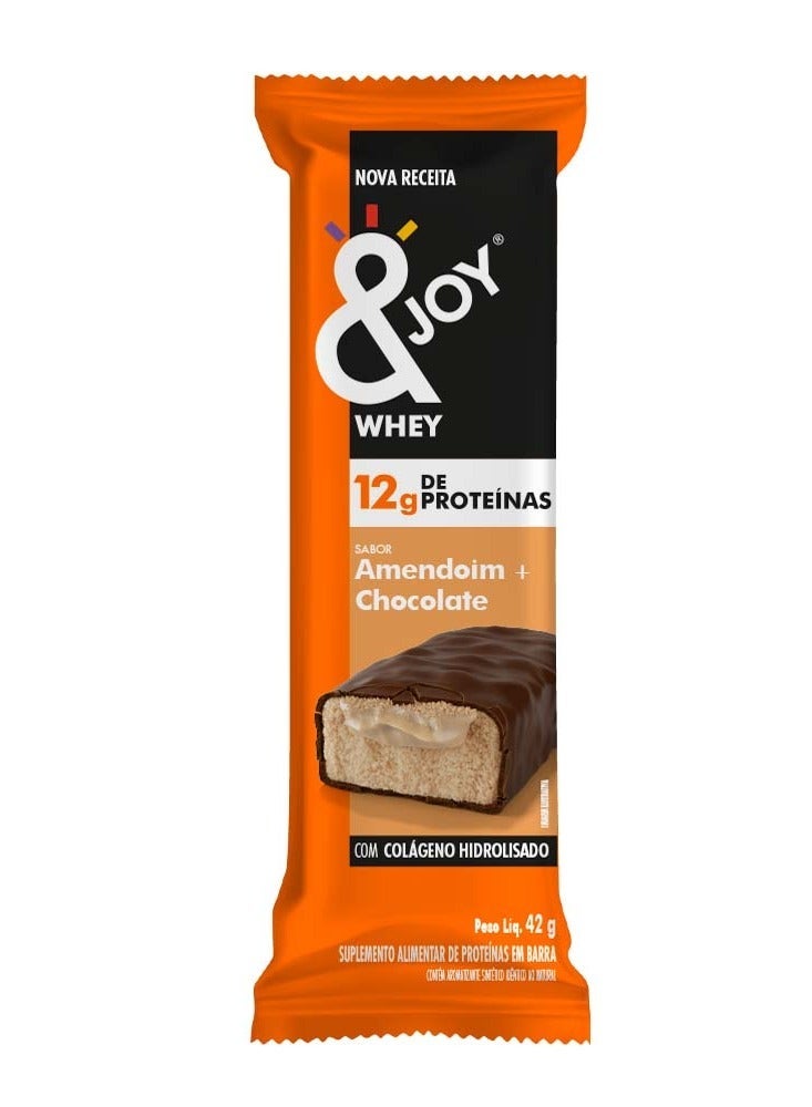 Enjoy snacks  Whey Bar Protein Zero Sugar Peanuts (Pack of 12) - Image 3
