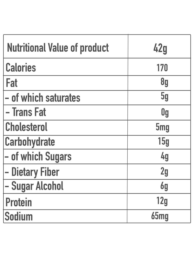 Enjoy snacks  Whey Bar Protein Zero Sugar Peanuts (Pack of 12) - Image 2