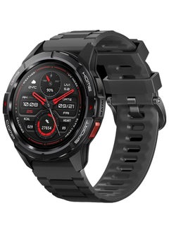 Mibro GS Active Smartwatch, 1.3 Inch AMOLED Display, GPS Global Positioning System, 10 Axis Motion Senor, Seek Beats Seek Beats Exercise Algorithm, 24-Hour Health Management, Dual Strap, Black  - Image 1