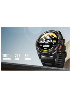 Mibro GS Active Smartwatch, 1.3 Inch AMOLED Display, GPS Global Positioning System, 10 Axis Motion Senor, Seek Beats Seek Beats Exercise Algorithm, 24-Hour Health Management, Dual Strap, Black  - Image 5