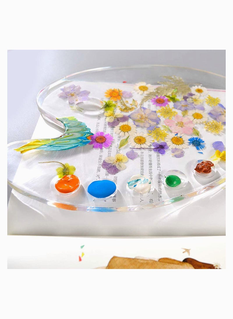 Y&D Palette Mould, Silicone Resin Mould for Paint Palette, Artist Tray Geometric Coaster Making Resin, Cups Mats, Jewelry Holder, Home Decoration - Image 3