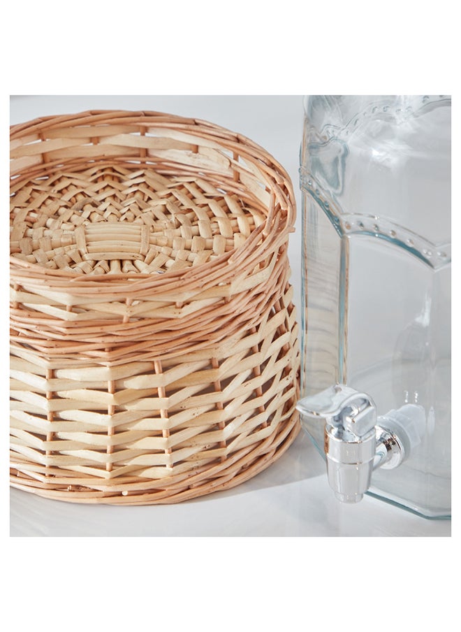 Home Box طقم موزع زجاجي بسيط من 2 قطعة 19.6x29.5x19.6 سم  - Image 4