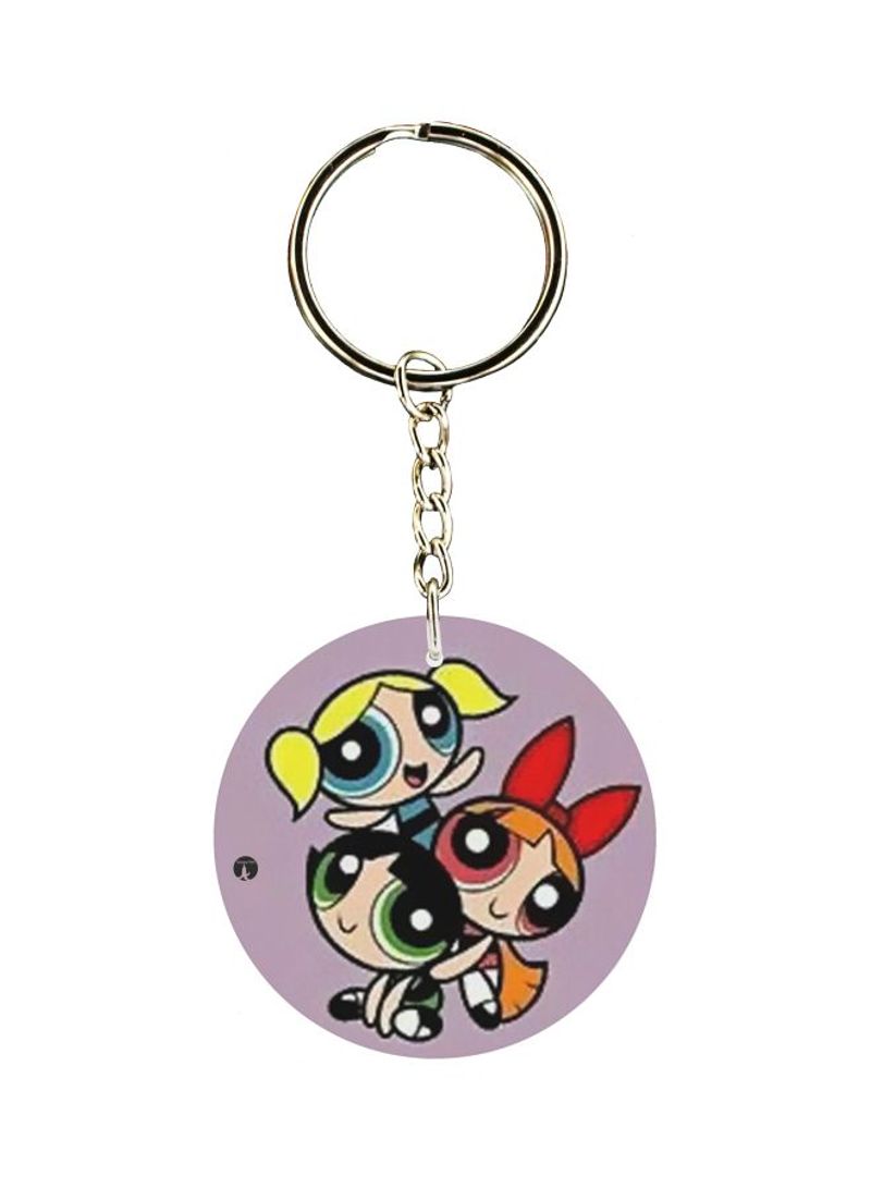 RKN Cartoon Printed Single Sided Keychain