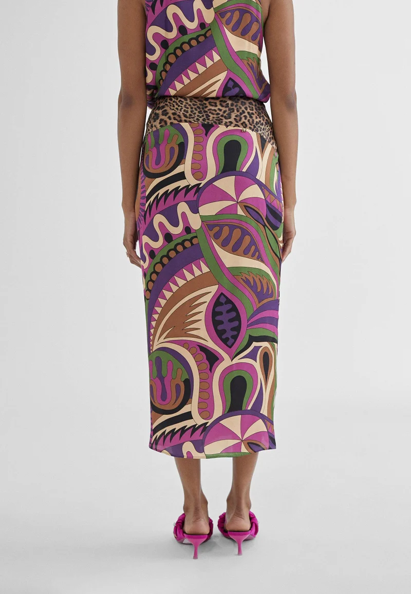 Lola Casademunt Printed pareo skirt