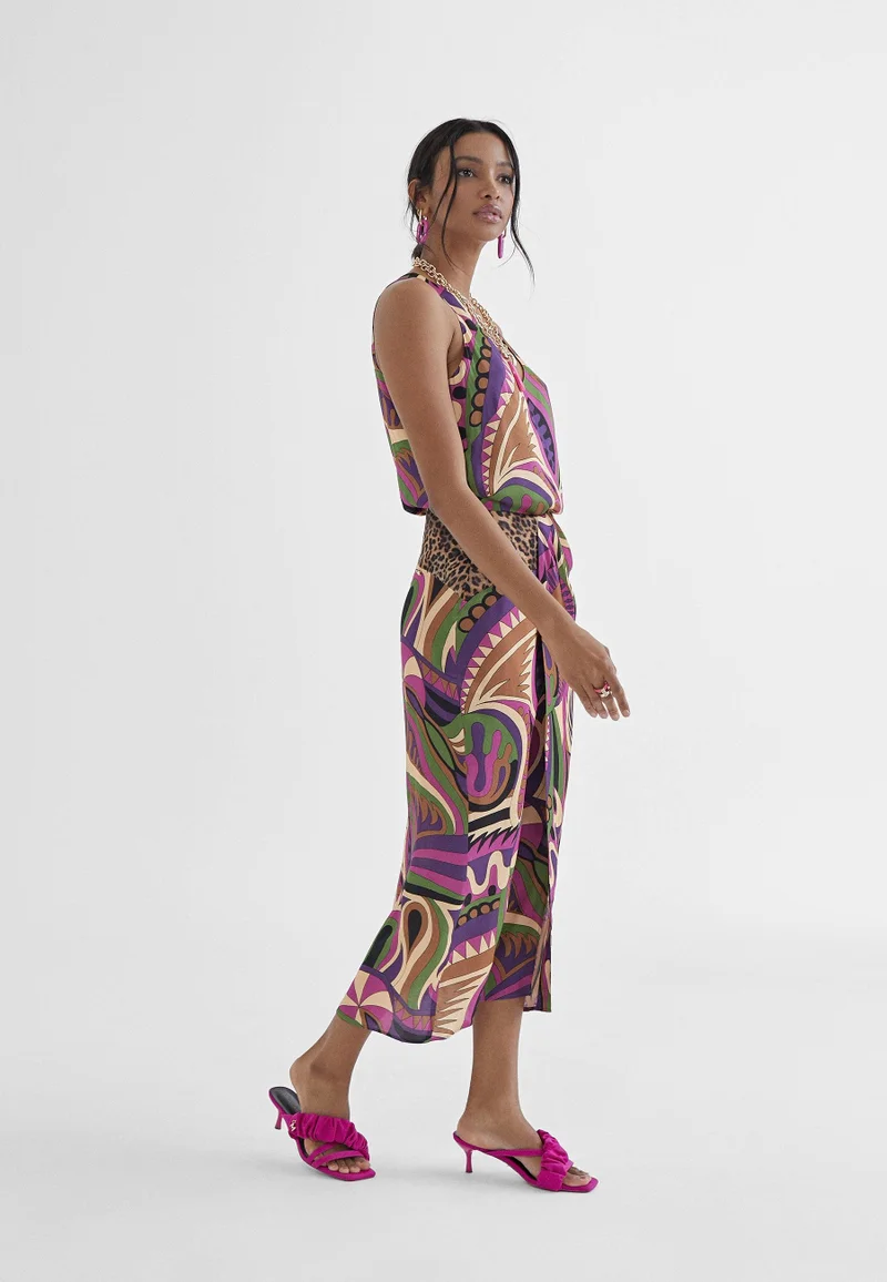 Lola Casademunt Printed pareo skirt