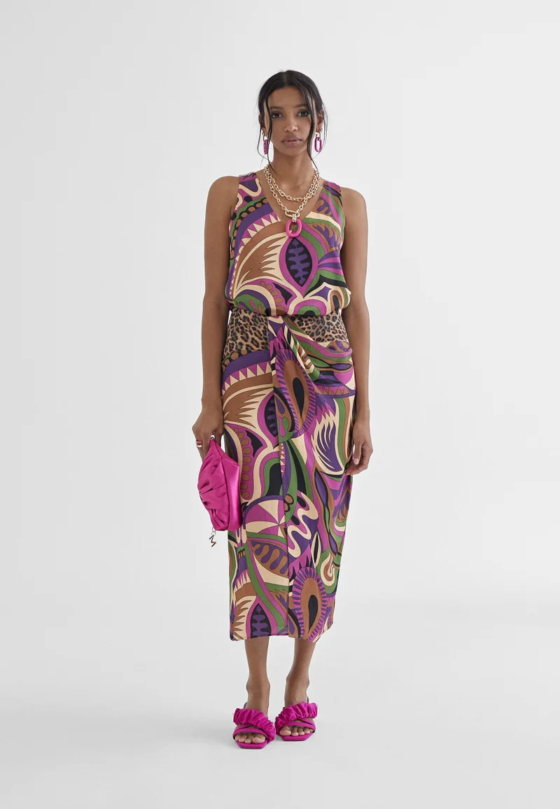 Lola Casademunt Printed pareo skirt