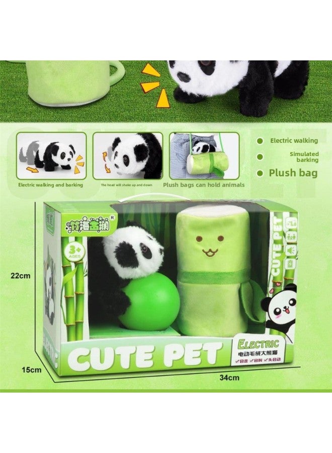 Cute Pet Rabbit Dog Plush Children's Toys Parent-child Interactive Portable Pet 777-26 Space Box Electric Sound-Color:MG-018 Rabbit Single 24 Batch - Image 5