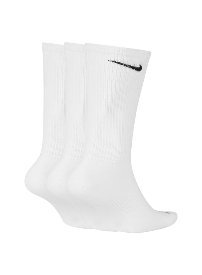 Nike Unisex Nike Everyday Plus Lightweight Crew Socks 3-Pair - Image 4