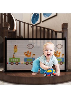 Stretchable Magic Pet Gate Baby Rail Net for The House Stairs Providing a Safe Enclosure for Pets to Play and Rest 4 Hooks Outdoor and Doorways Pet Isolation Net Fence No Drill