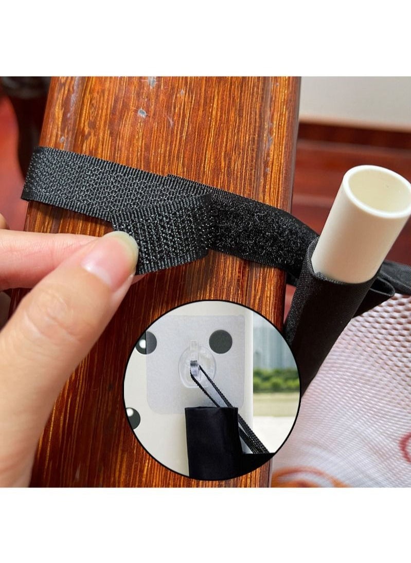 EZdenK - Stretchable Magic Pet Gate Baby Rail Net for The House Stairs Providing a Safe Enclosure for Pets to Play and Rest 4 Hooks Outdoor and Doorways Pet Isolation Net Fence No Drill - Image 1