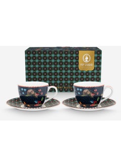 Pip Studio Berry Blues Blue Porcelain Coffee Cup Set 120 ml  - Image 1