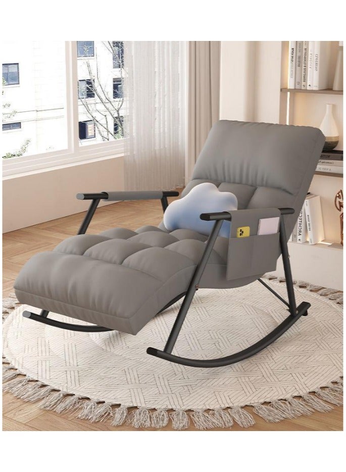 كرسي هزاز، كرسي استرخاء، كرسي هزاز منزلي للشرفة، أريكة كسولة لغرفة نوم الكبار، كرسي قيلولة لغرفة المعيشة - Image 3