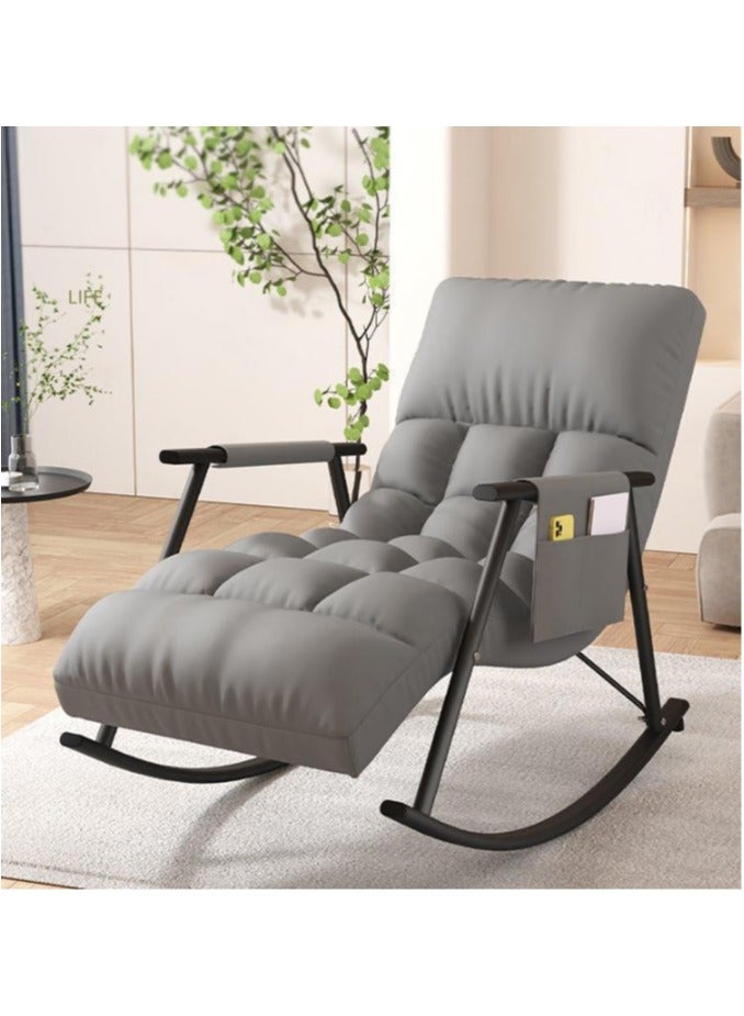 كرسي هزاز، كرسي استرخاء، كرسي هزاز منزلي للشرفة، أريكة كسولة لغرفة نوم الكبار، كرسي قيلولة لغرفة المعيشة - Image 2