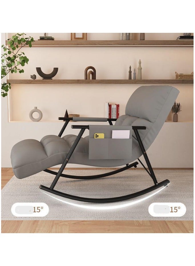 كرسي هزاز، كرسي استرخاء، كرسي هزاز منزلي للشرفة، أريكة كسولة لغرفة نوم الكبار، كرسي قيلولة لغرفة المعيشة - Image 4