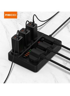 Phone Planet Recci PD+QC UK Plug Power Socket (6 AC Outlets, Type-C + 5 USB Ports  - Image 5