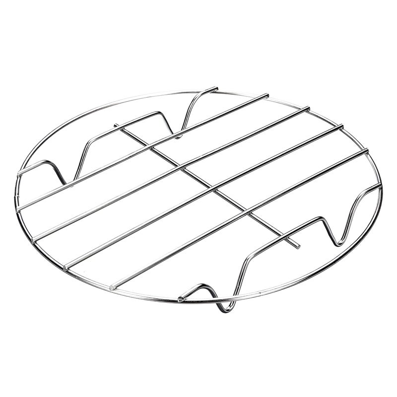 Steel Cooling Rack - Versatile 40cm Round Stainless Steel Rack for Cakes, Bread, and BBQ - Great for Cooling, Grilling Burgers, and Forming Dough - Robust and Easy to Maintain