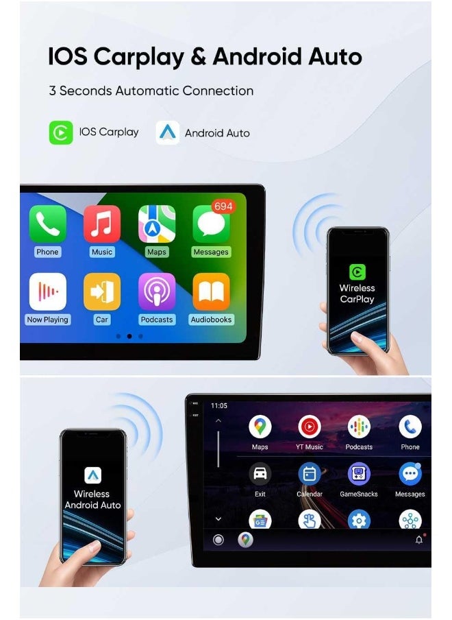 Vierex Fit Suzuki Baleno Car Stereo Android Screen Suzuki Fronx With Apple Carplay Android Auto Wireless WiFi DSP AHD Camera Included Fast Interface QLED (8+128GB Carplay 8CORE)  - Image 2