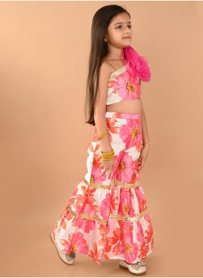 LILPICKS طقم بلوزة مطبوعة مع شرارة  - Image 5